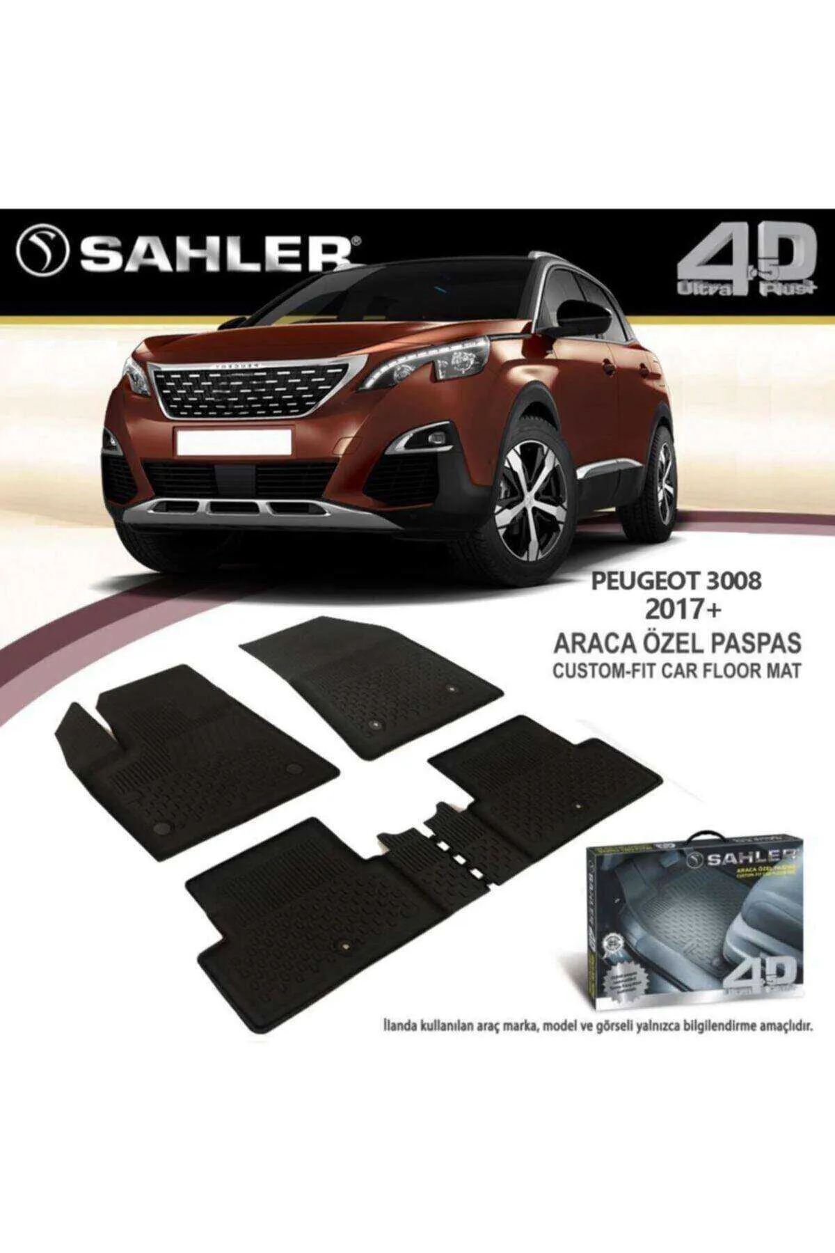 GUMENE PATOSNICE ZA PEUGEOT 3008 2016-2023