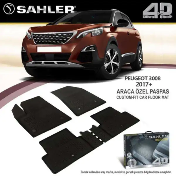 GUMENE PATOSNICE ZA PEUGEOT 3008 2016-2023